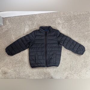 Old Navy XS boy’s 5 light puffer coat navy blue warm cozy